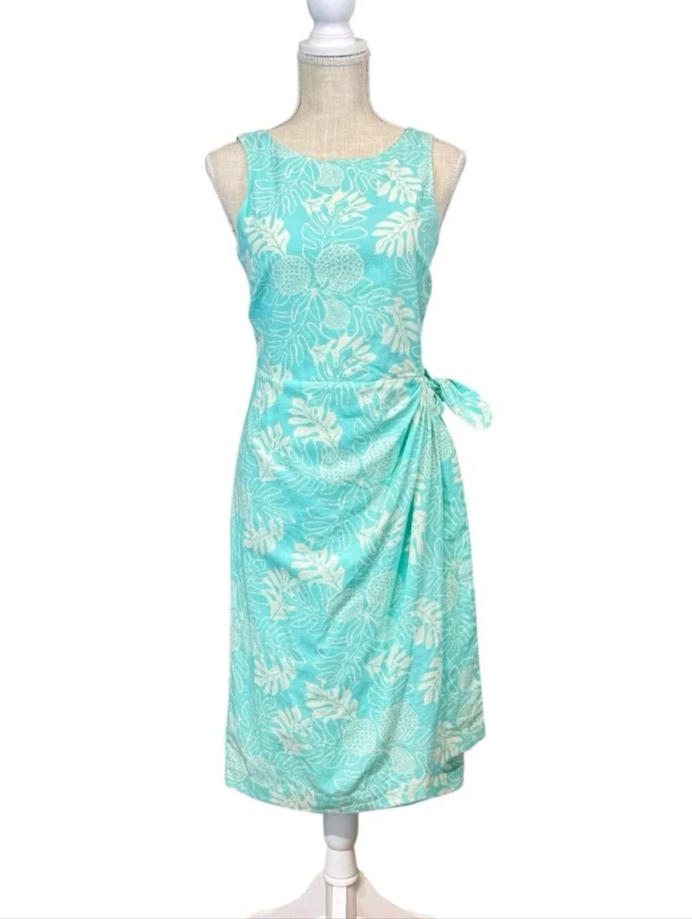 Patagonia Pataloha Dress Womens Organic Cotton True Wrap Smocked Sundress Sz 0